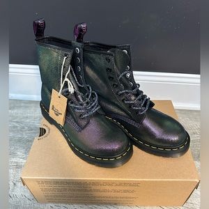 Dr. Martens 1460 Disco Iridescent Suede Boot